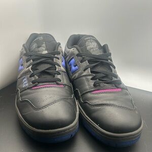 New Balance Black Sneakers with Blue and Purple Accents
